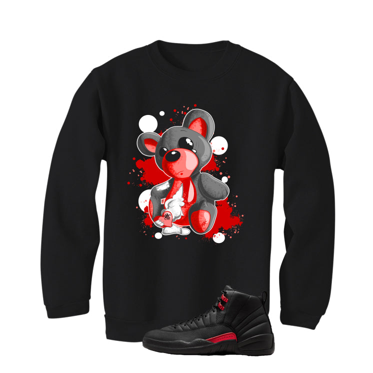 Air Jordan 12 Bloodline Matching T-Shirt, Sweatshirts, & Hoodies Black T-Shirt (Big Teddy)| illcurrency