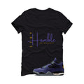 Air Jordan 4 OG Lakers Matching T-Shirt, Sweatshirts & Hoodies Black T-Shirt (Stay Humble)| illcurrency