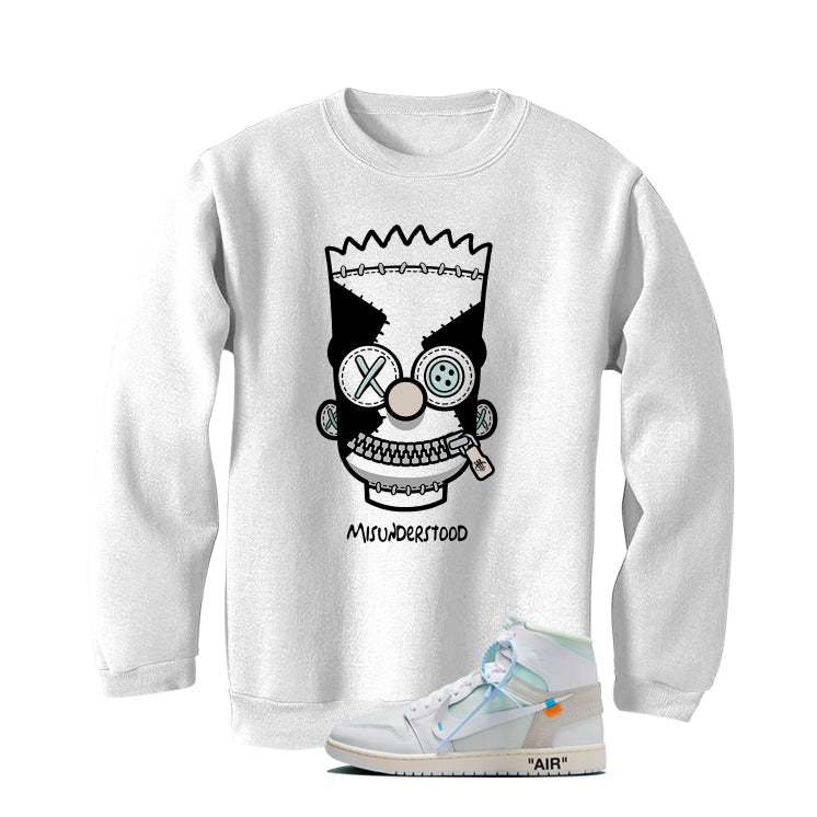 Off-White x Air Jordan 1 High OG Alaska Matching T-Shirt, Sweatshirts & Hoodies White T-Shirt (Misunderstood)| illcurrency