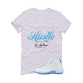 Air Jordan 12 Melo White T-Shirt (Hustle By Any Means)| illcurrency