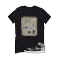 Air Jordan 1 High OG WMNS Satin Shadow Black T-Shirt (Cut from a different cloth)| illcurrency