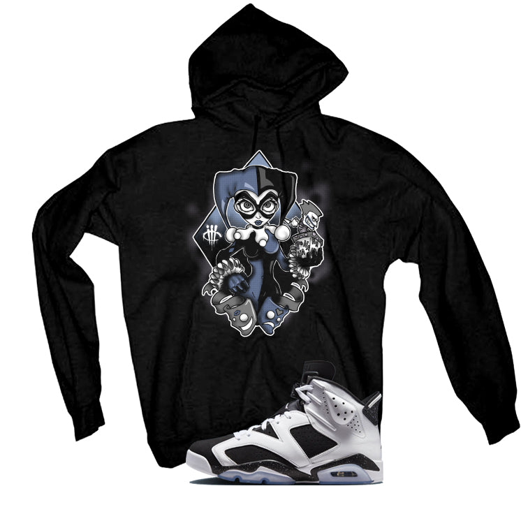 Air Jordan 6 Oreo Matching T-Shirt Black T-Shirt (Jack in a Box)| illcurrency