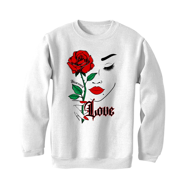 Air Jordan 4 Valentine’s Day (Sierra Red) Matching T-Shirt, Sweatshirts & Hoodies White T-Shirt (Love)| illcurrency