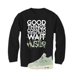 Air Jordan 4 WMNS Seafoam Black T-Shirt (Good Things)| illcurrency