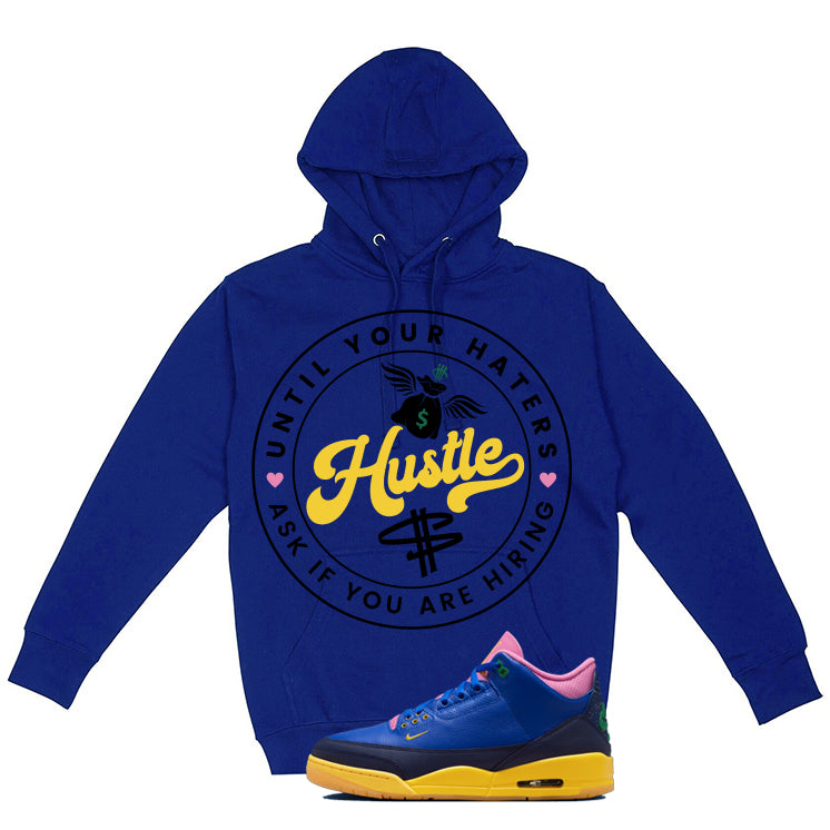 Air Jordan 3 Brazil Matching t-shirt, sweatshirts & hoodies Royal Blue T-Shirt (Haters Catch Up)| illcurrency