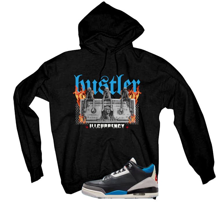 Air Jordan 3 OG Rare Air Black T-Shirt (See No Evil Hustler)| illcurrency