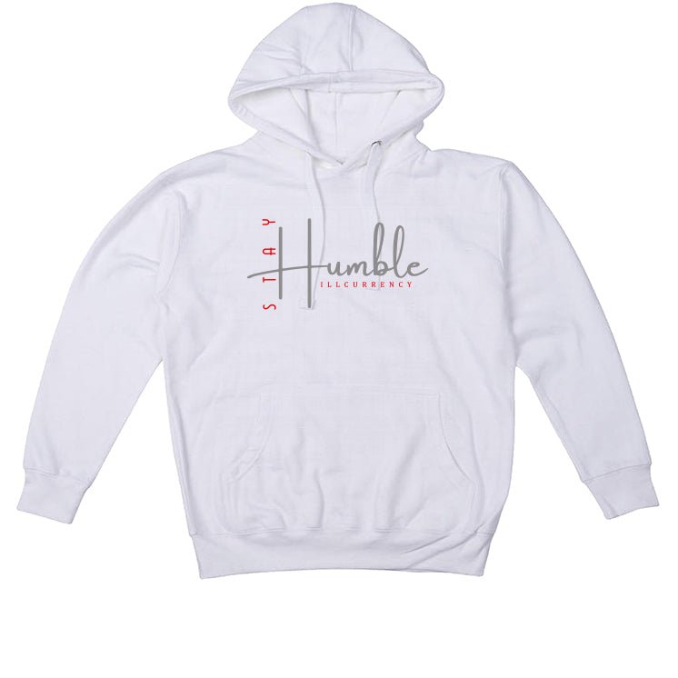 Air Jordan 13 Wolf Grey - White T-Shirt (Stay Humble)