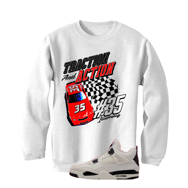 Air Jordan 4 Flight Club Matching T-Shirt, Sweatshirts & Hoodies White T-Shirt (Raceway)| illcurrency