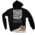 Air Jordan 1 High OG WMNS Shop Jacket Matching T-Shirt, Sweatshirts, & Hoodies Black T-Shirt (Good Things)