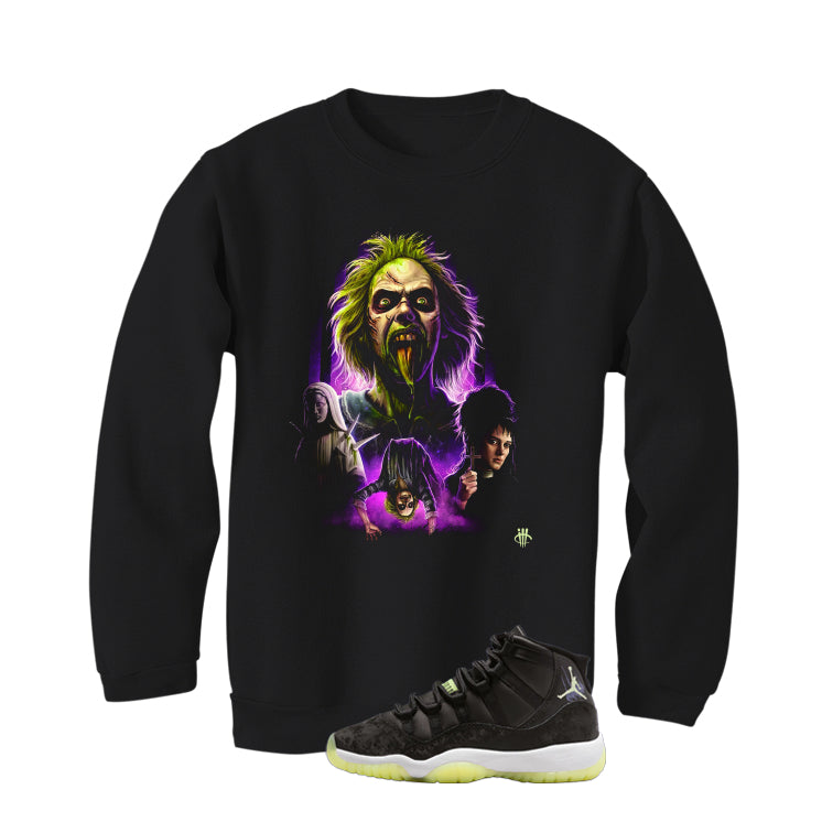 Air Jordan 11 GS Inner Beast Matching T-Shirt, Sweatshirts & Hoodies Black T-Shirt (Beetlejuice)| illcurrency