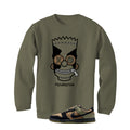 Nike Dunk Low Frankenstein Matching T-Shirt, Sweatshirts & Hoodies Military Green T-Shirt (Misunderstood)