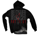 Air Jordan 10 Shadow Matching T-Shirt, Sweatshirts & Hoodies Black T-Shirt (Blessed not lucky)