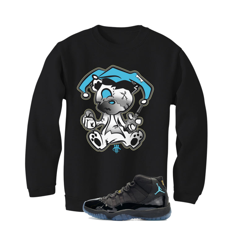 Air Jordan 11 Gamma Blue Matching T-Shirt, Sweatshirts & Hoodies Black T-Shirt (Teddy Joker)| illcurrency