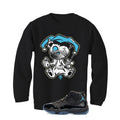Air Jordan 11 Gamma Blue Matching T-Shirt, Sweatshirts & Hoodies Black T-Shirt (Teddy Joker)