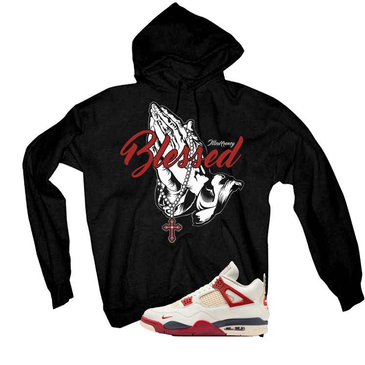 Nigel Sylvester x Air Jordan 4 Brick After Brick Matching T-Shirt, Sweatshirts, & Hoodies Black T-Shirt (Blessed)| illcurrency