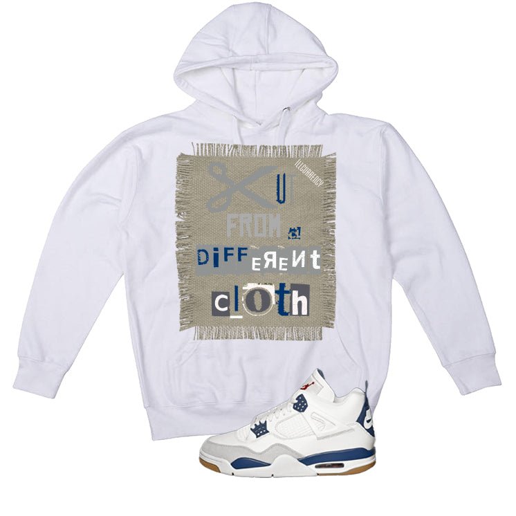 Nike SB x Air Jordan 4 Navy White T-Shirt (Cut from a different cloth)| illcurrency