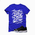 Air Jordan 11 Low “Space Jam”  Royal Blue T-Shirt (SKIN AND INK)