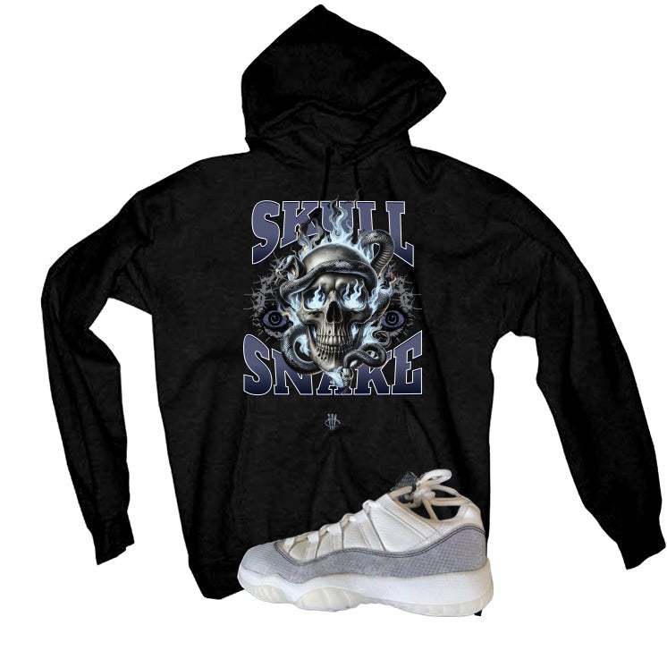 Air Jordan 11 Low Year Of The Snake Black T-Shirt (Skull Snake)| illcurrency