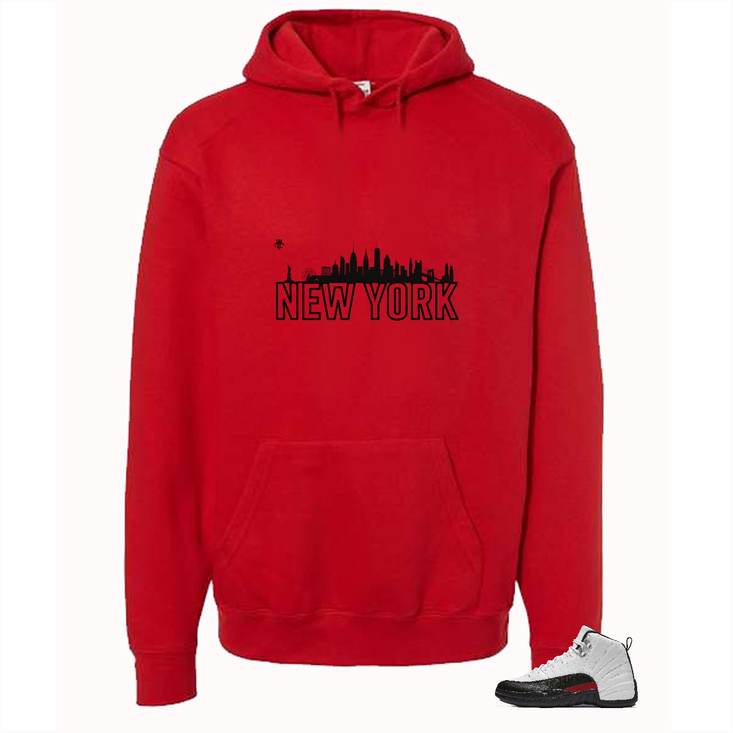 Air Jordan 12 “Red Taxi” | illcurrency Red T-Shirt (New York)