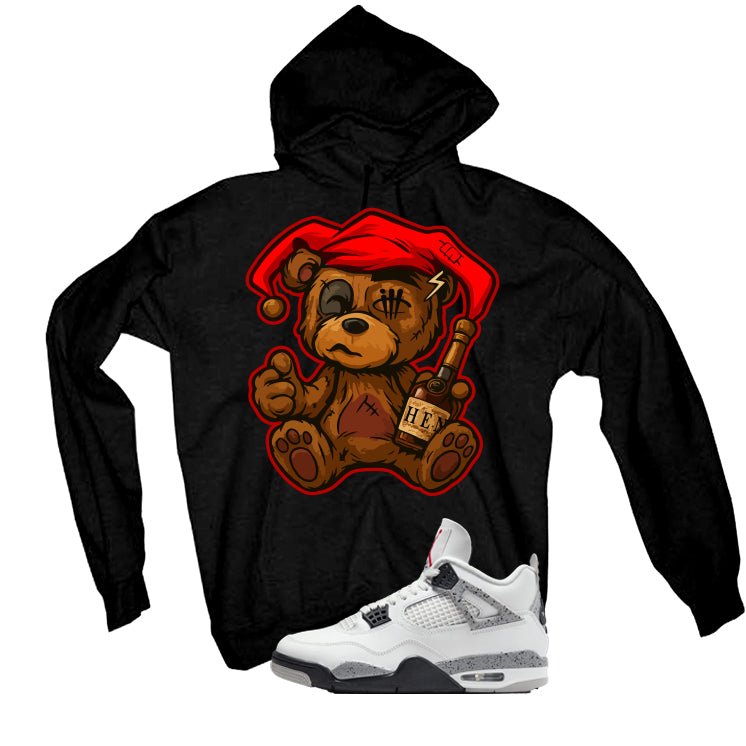 Air Jordan 4 White Cement Black T-Shirt (Teddy Henny)| illcurrency