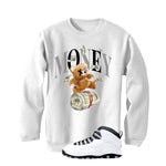 Air Jordan 10 OG Steel White T-Shirt (Money Bear Team)| illcurrency