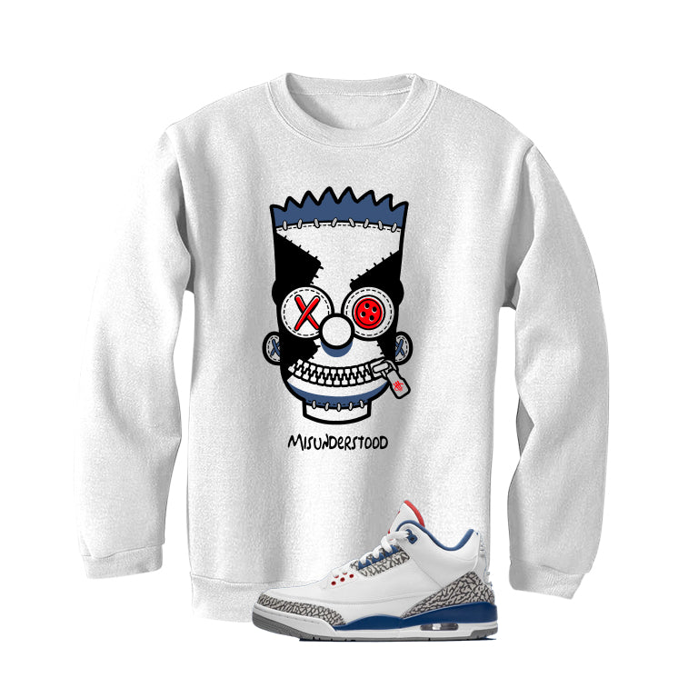 Air Jordan 3 True Blue Matching T-Shirt White T-Shirt (Misunderstood)| illcurrency