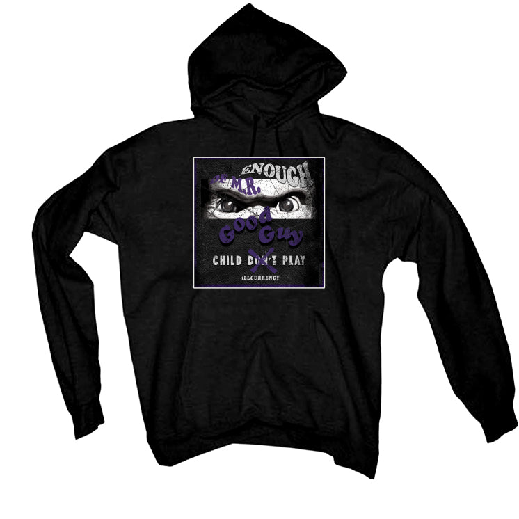 Air Jordan 12 Field Purple - Black T-Shirt (ENOUGH OF MR GOOD GUY)