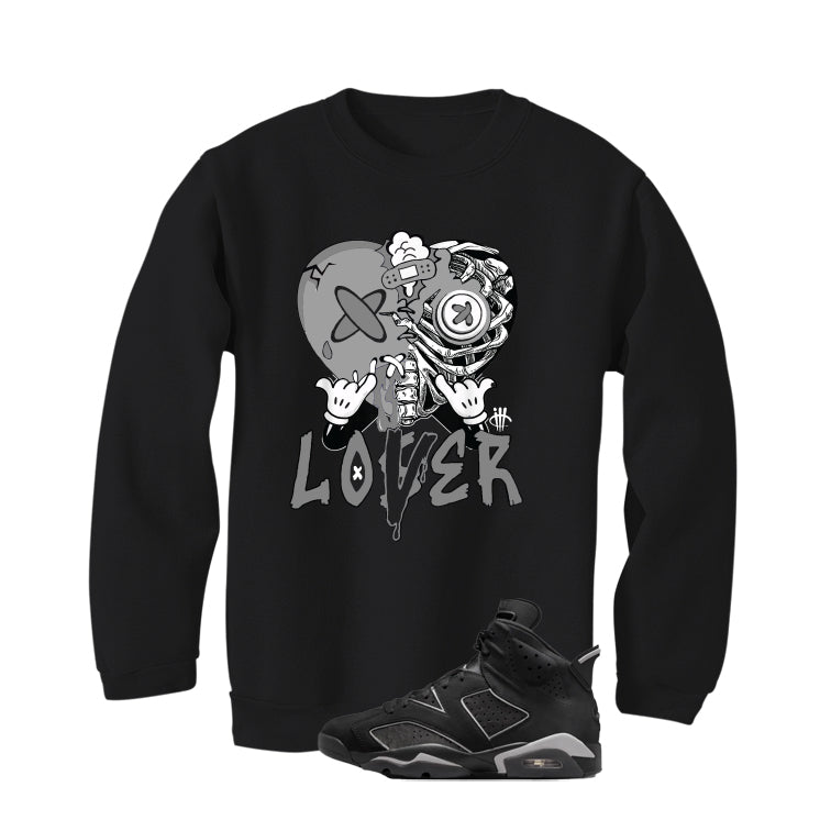 Air Jordan 6 Cap and Gown Matching T-Shirt, Sweatshirts & Hoodies Black T-Shirt (Lover)| illcurrency