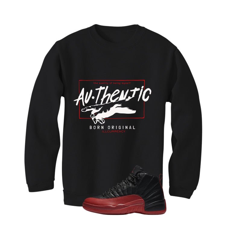 Air Jordan 12 Flu Game 2025 Black T-Shirt (Authentic)| illcurrency