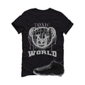 NIKE FOAMPOSITE ONE CARBON FIBER Matching T-Shirt, Sweatshirts & Hoodies Black T-Shirt (Toxic World)| illcurrency