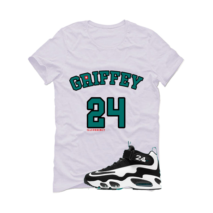 Nike Air Griffey Max 1 Freshwater Matching T-Shirt, Sweatshirts, & Hoodies White T-Shirt (Griffey 24)| illcurrency