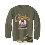 Air Jordan 3 Family Affair Matching T-Shirt, Sweatshirts & Hoodies Military Green T-Shirt (Crenshaw)| illcurrency