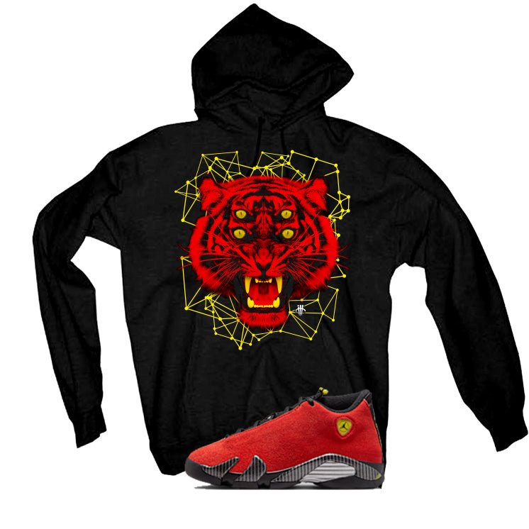 Air Jordan 14 Ferrari Black T-Shirt (Four Eyes)| illcurrency