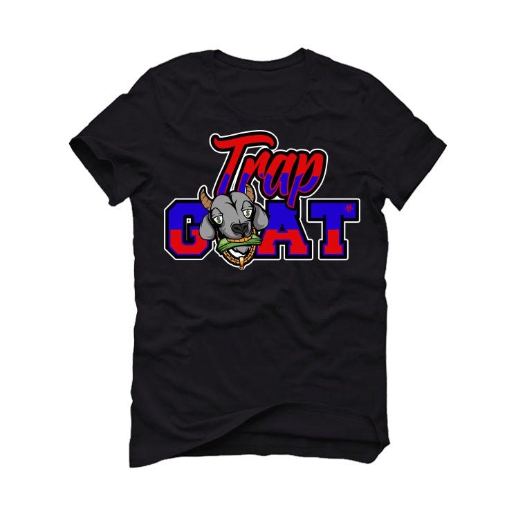 Air Jordan 8 “Playoffs” | illcurrency Black T-Shirt (trap goat)