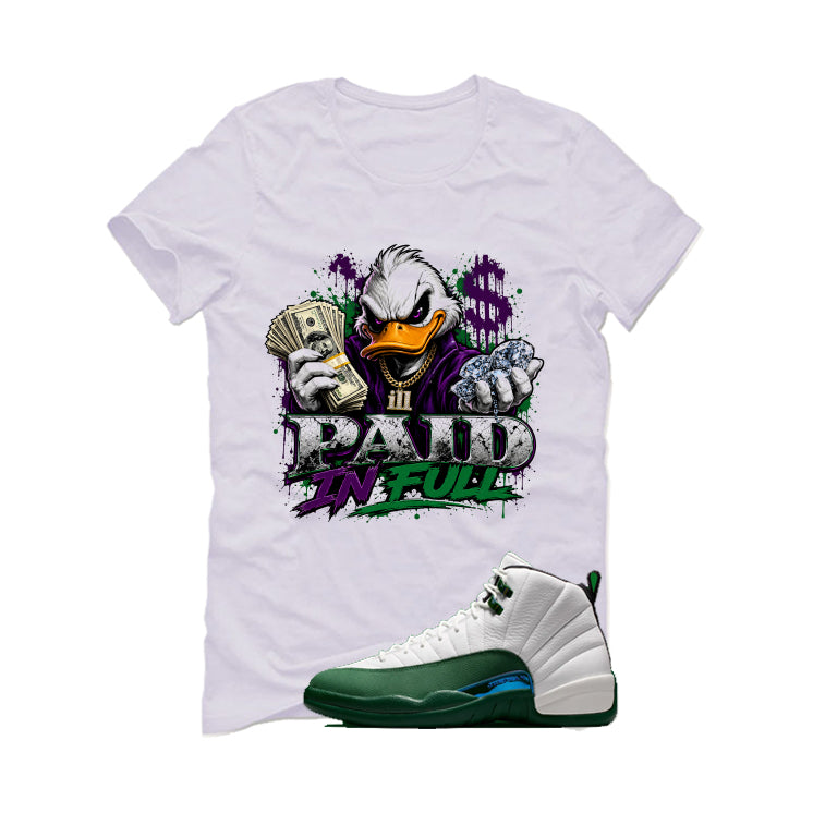 Air Jordan 12 Bucks Matching T-Shirt Paid in Full