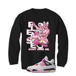 Air Jordan 4 Comic Matching T-Shirt Black T-Shirt (Street Roger)| illcurrency