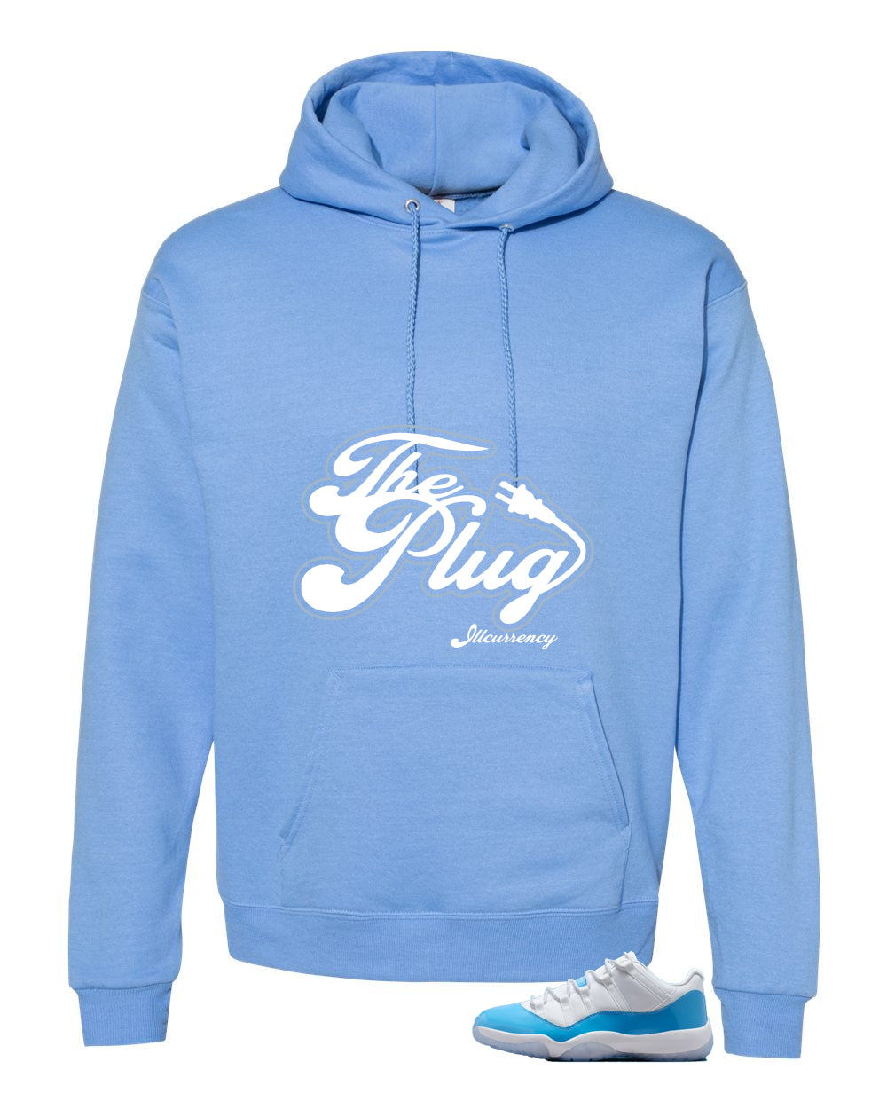 Air Jordan 11 Low University Blue Matching T-Shirt, Sweatshirts & Hoodies Carolina Blue T-Shirt (The Plug)| illcurrency