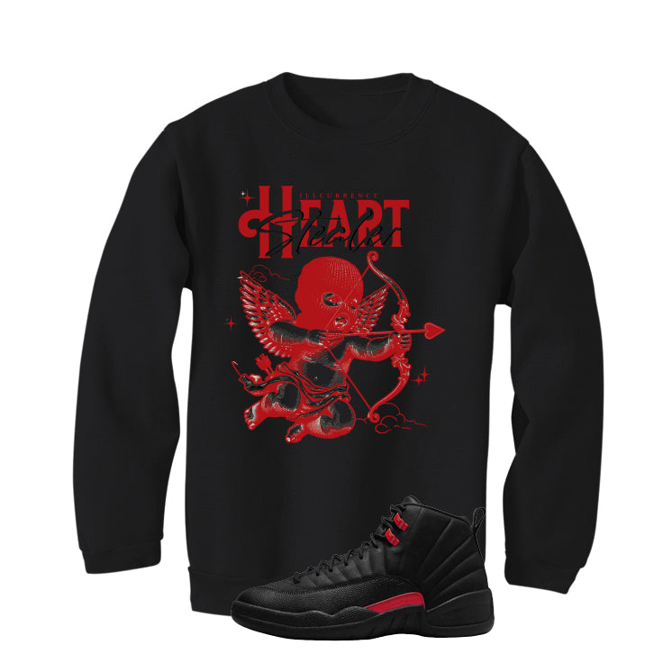 Air Jordan 12 Bloodline Matching T-Shirt, Sweatshirts, & Hoodies Black T-Shirt (Heart Stealer)| illcurrency