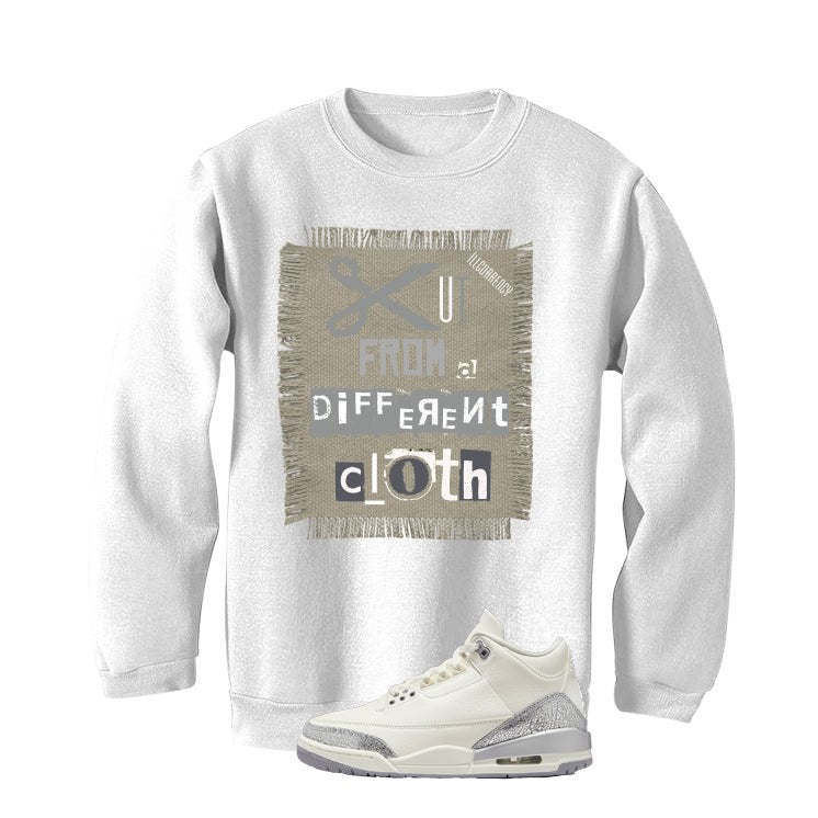 Air Jordan 3 WMNS Sail White T-Shirt (Cut from a different cloth)| illcurrency