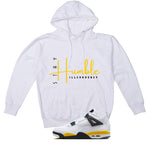 Air Jordan 4 Tour Yellow Matching T-Shirt Stay Humble