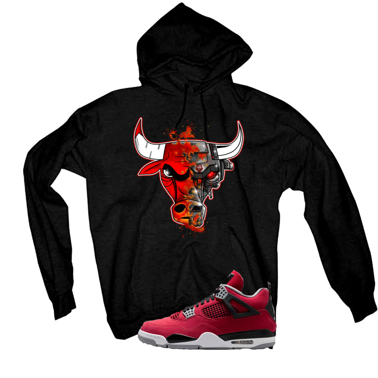 Air Jordan 4 Toro Bravo Matching T-Shirt, Sweatshirts, & Hoodies Black T-Shirt (Bulls)| illcurrency