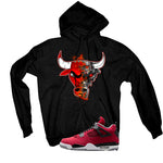 Air Jordan 4 Toro Bravo Matching T-Shirt, Sweatshirts, & Hoodies Black T-Shirt (Bulls)| illcurrency