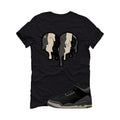 A Ma Maniere x Air Jordan 3 Black Black T-Shirt (Heart)| illcurrency