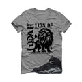Air Jordan 8 Chrome Matching T-Shirt Grey T-Shirt (Lion of Judah)| illcurrency