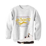 Air Jordan 5 Earth/Metallic Gold White T-Shirt (Authentic)| illcurrency