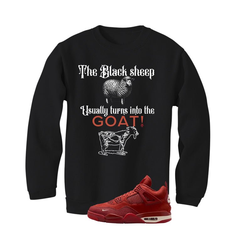 Nigel Sylvester x Air Jordan 4 Brick by Brick Black T-Shirt (the black sheep usually turns into the GOAT!)| illcurrency