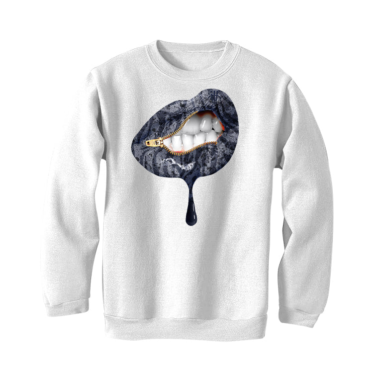 AIR JORDAN 3 “WHITE NAVY”| ILLCURRENCY White T-Shirt (LIPS UNSEALED)