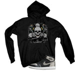 Air Jordan 1 High OG WMNS Satin Shadow Black T-Shirt (Vintage Illcurrency)| illcurrency