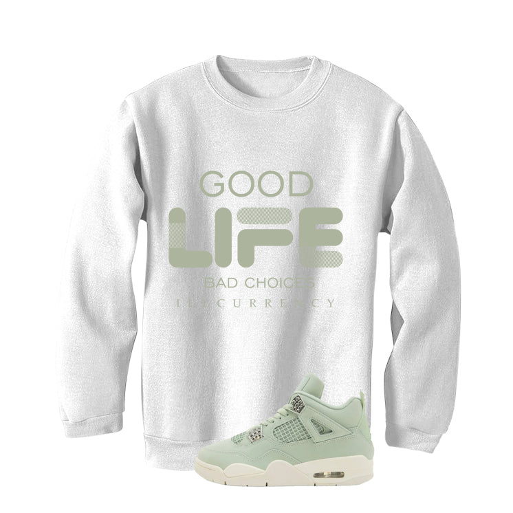 Air Jordan 4 WMNS Seafoam White T-Shirt (Bad Choices)| illcurrency