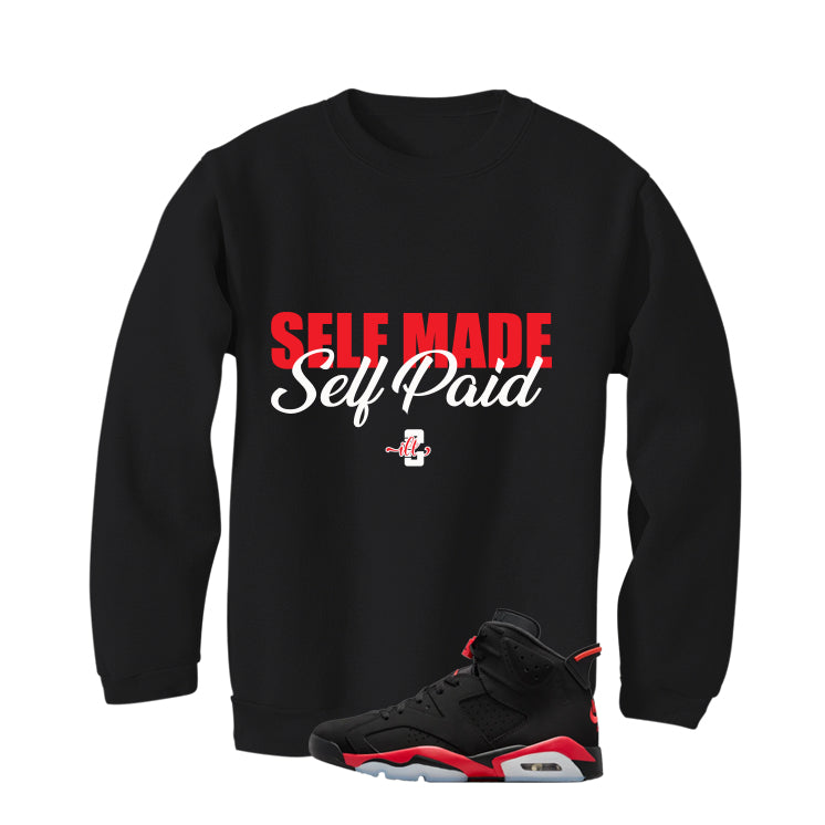 Air Jordan 6 Reverse Infrared Matching T-Shirt, Sweatshirts & Hoodies Black T-Shirt (Self Made)| illcurrency